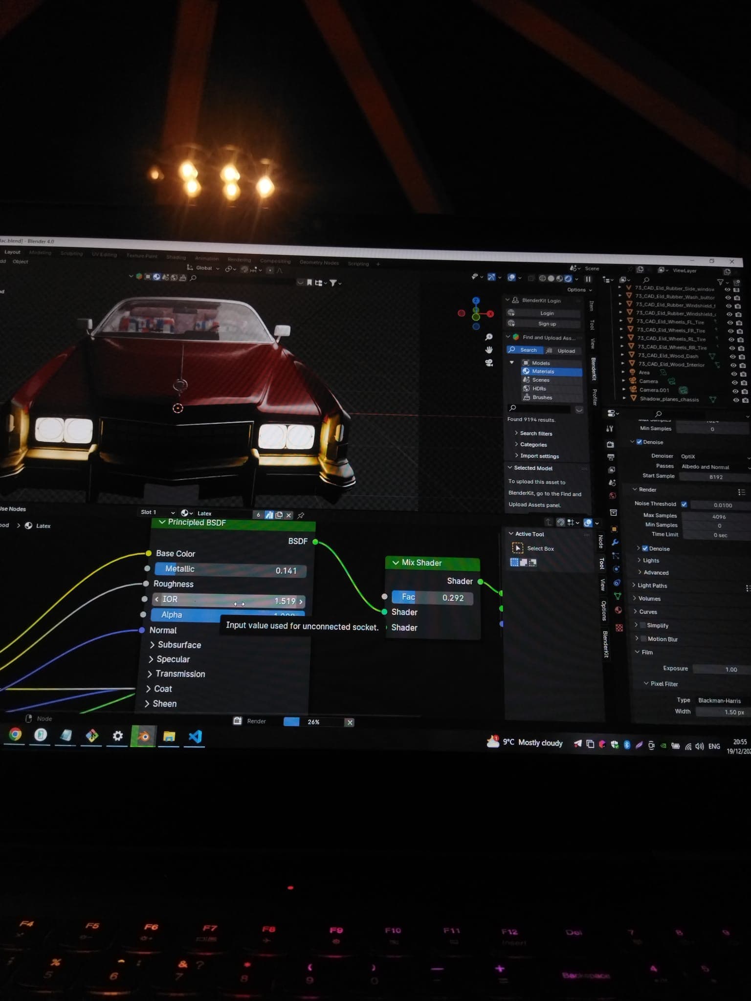 Modelling a 1973 Eldorado in Blender